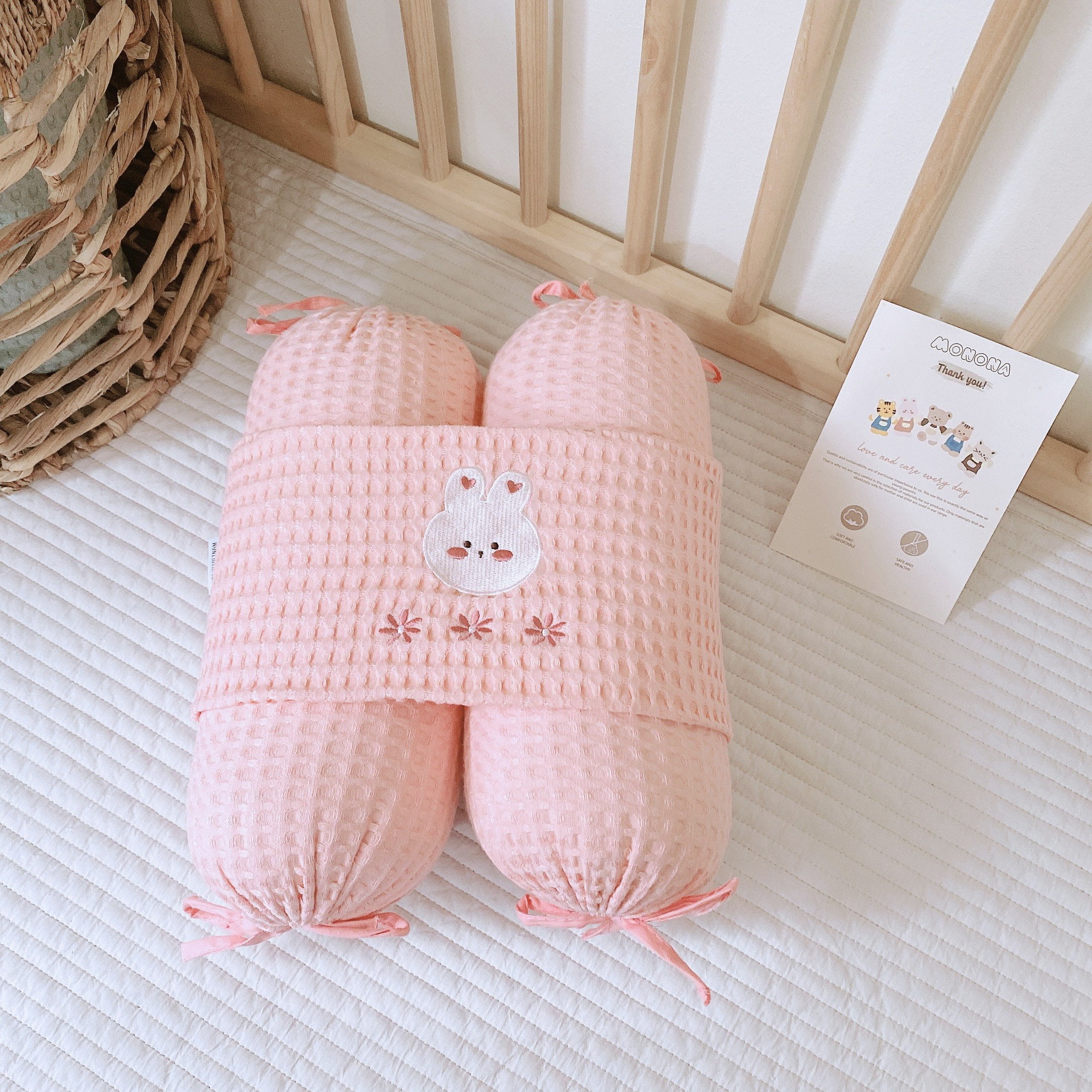 Gối chặn chống giật mình vải Waffle Monona - Ảnh 3