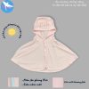 Áo Khoác Choàng Chống Nắng Cho Bé Chống Tia UV (Màu hồng)