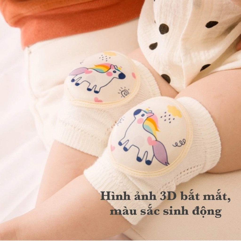 Bọc bảo vệ đầu gối 3D in hình cho bé - Ảnh 2