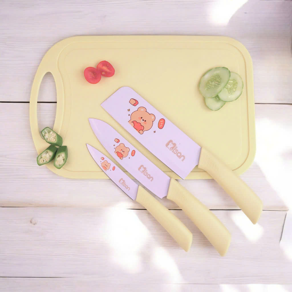 Bộ dao thớt Misan cao cấp 7 chi tiết chế biến đồ ăn dặm cho bé - Ảnh 15