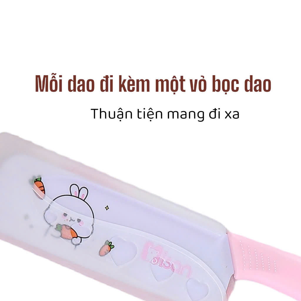 Bộ dao thớt Misan cao cấp 7 chi tiết chế biến đồ ăn dặm cho bé - Ảnh 8