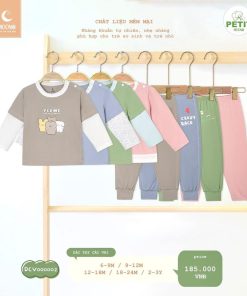 Bộ dài cài vai petit Moon@