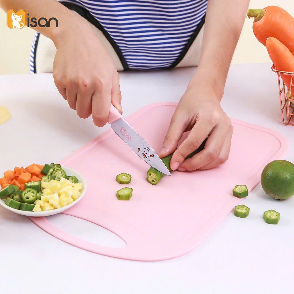 Bộ dao thớt Misan cao cấp 7 chi tiết chế biến đồ ăn dặm cho bé - Ảnh 4