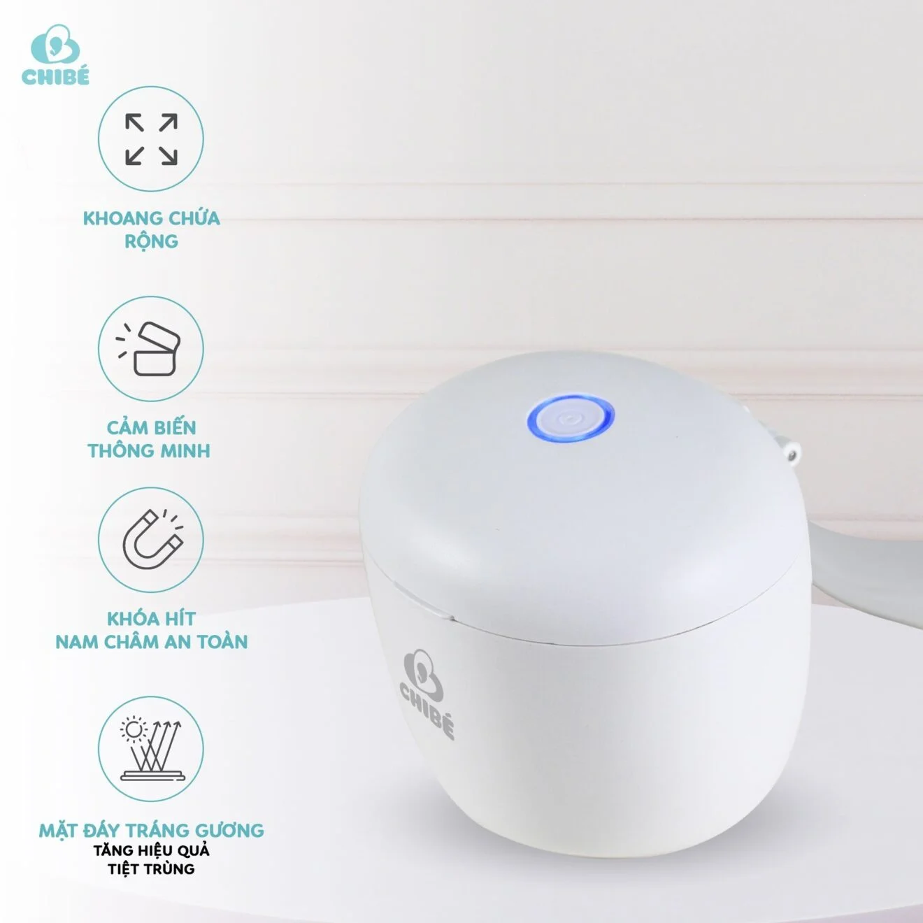 MÁY TIỆT TRÙNG UV MINI CHIBÉ MAGIC 2 CB014 - Ảnh 4