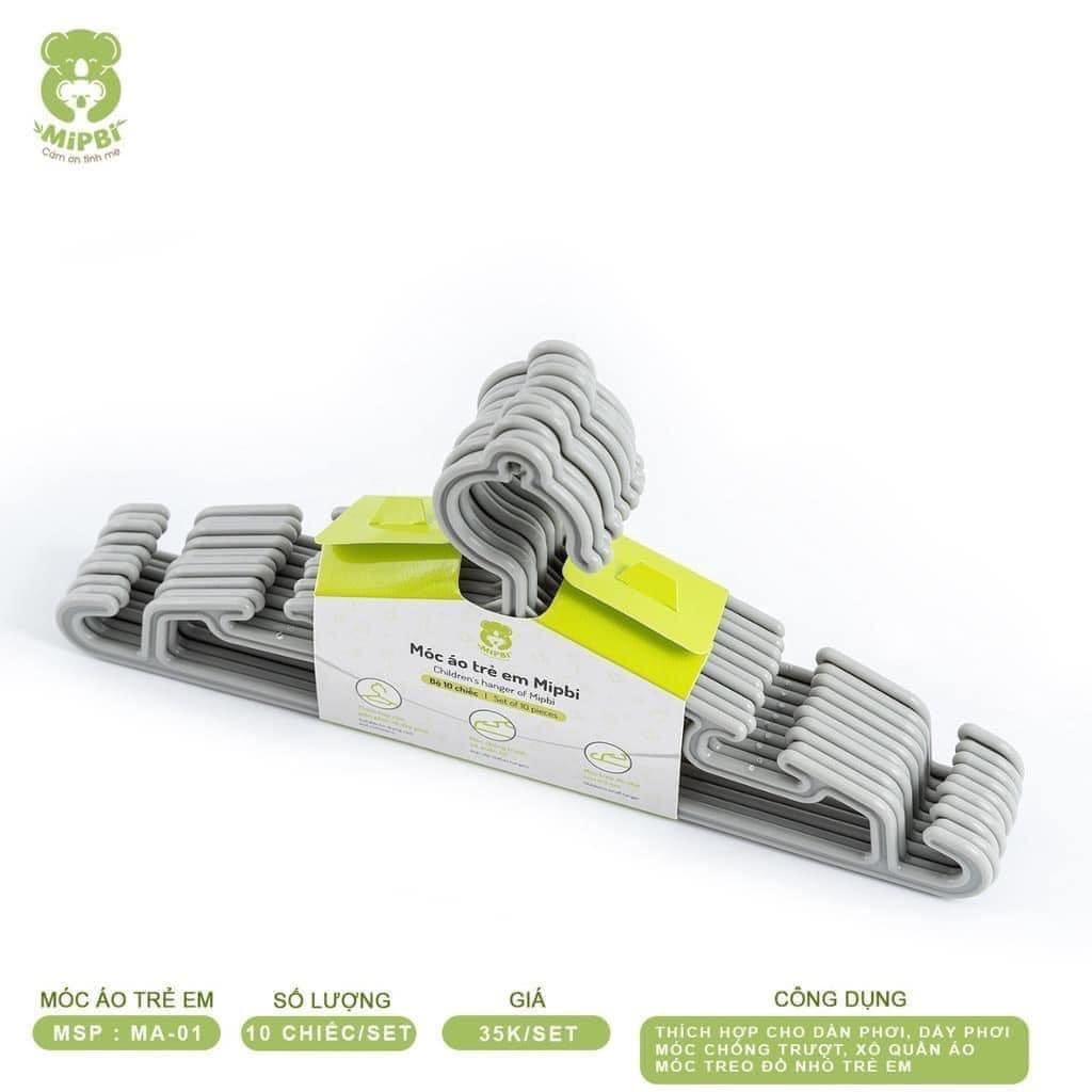 Set 10 móc nhựa treo đồ em bé Mipbi cao cấp - Ảnh 9