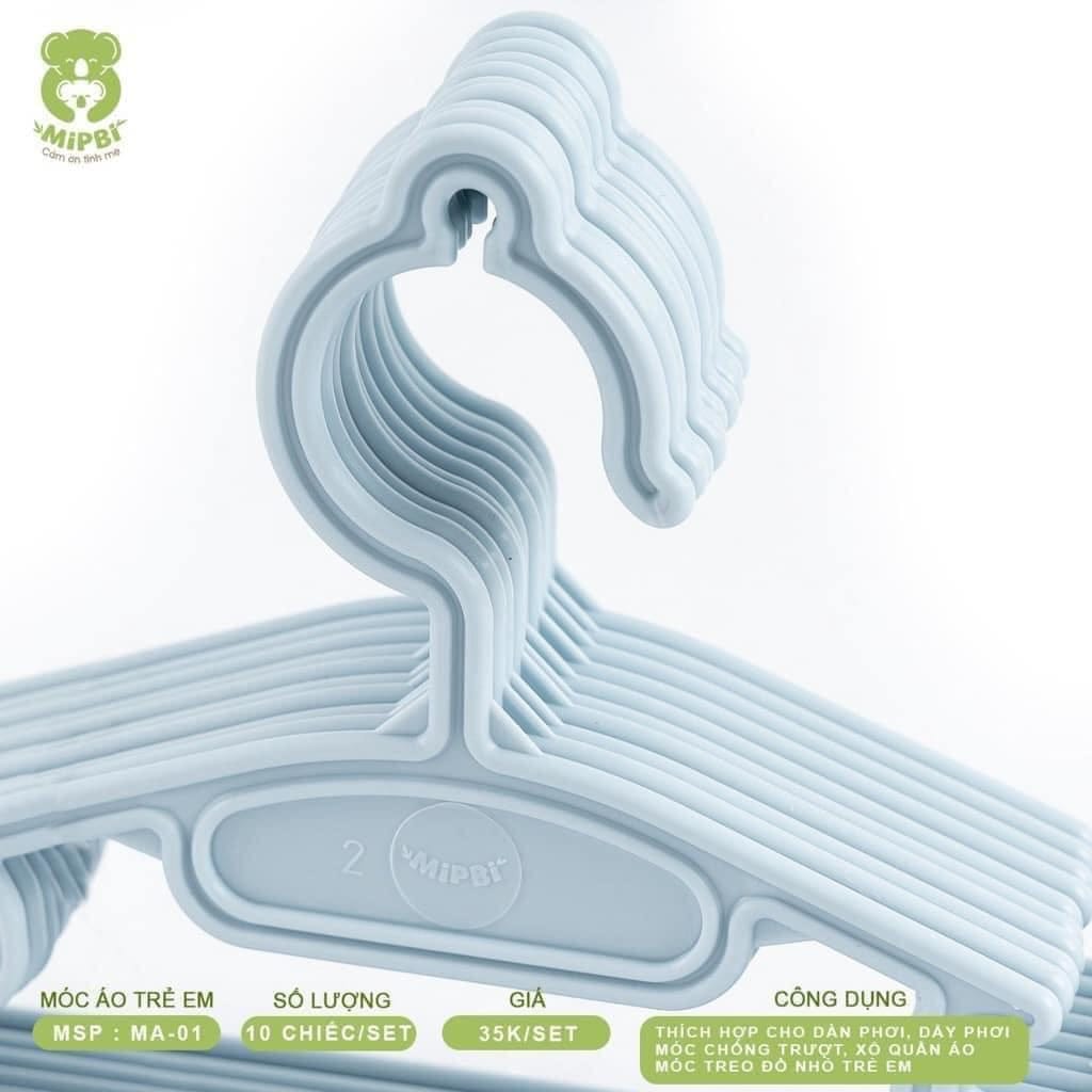 Set 10 móc nhựa treo đồ em bé Mipbi cao cấp - Ảnh 6