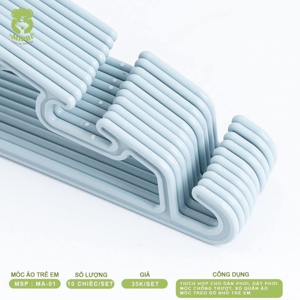 Set 10 móc nhựa treo đồ em bé Mipbi cao cấp - Ảnh 5