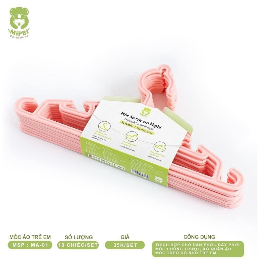 Set 10 móc nhựa treo đồ em bé Mipbi cao cấp - Ảnh 8