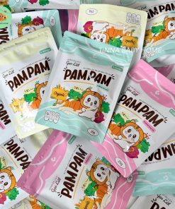 Bánh ăn dặm gạo lứt PAM PAM cho bé 5m+