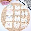 Set bao tay bao chân nón petit thun lạnh Baby Toom