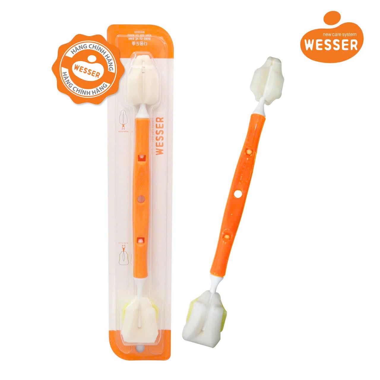 Cọ rửa bình sữa 2 đầu Wesser