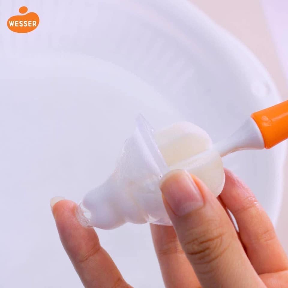Cọ rửa bình sữa 2 đầu Wesser - Ảnh 7