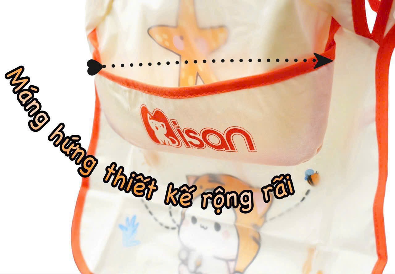 Yếm ăn dặm cộc tay Misan - Ảnh 10