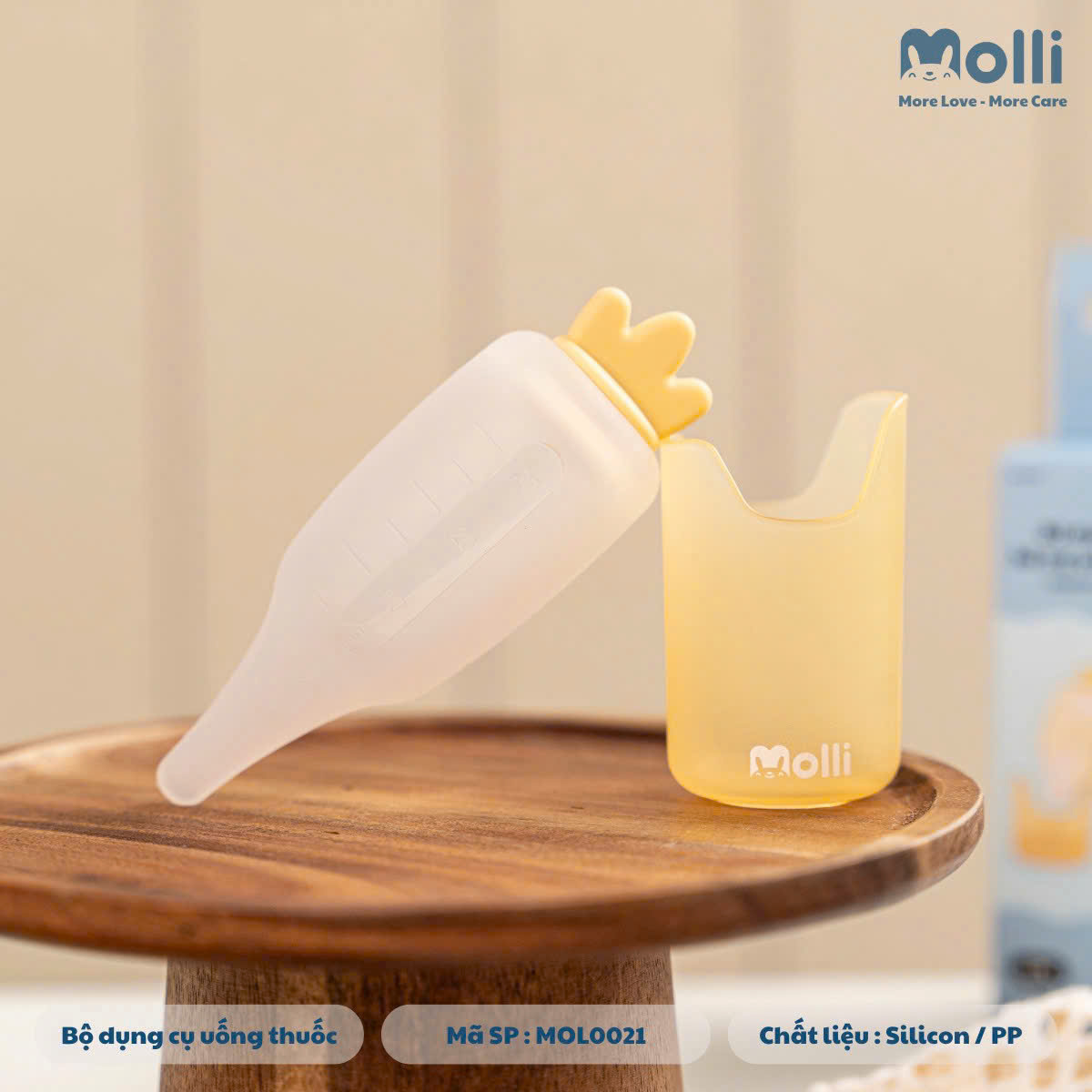 Bộ Dụng Cụ Uống Thuốc Cho Bé Molli 30ml, Chất Liệu Silicon An Toàn - Ảnh 6