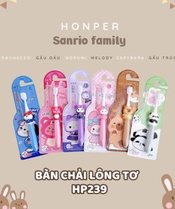 Bàn Chải Đánh Răng Lông Tơ Mềm Hình Thú Vui Nhộn Cho Bé