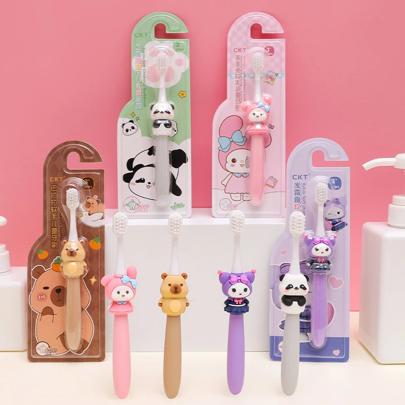 Bàn Chải Đánh Răng Lông Tơ Mềm Hình Thú Vui Nhộn Cho Bé - Ảnh 5