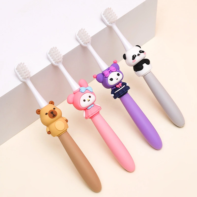 Bàn Chải Đánh Răng Lông Tơ Mềm Hình Thú Vui Nhộn Cho Bé - Ảnh 6