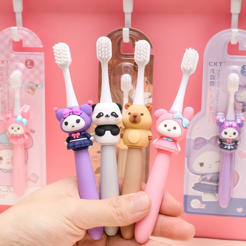 Bàn Chải Đánh Răng Lông Tơ Mềm Hình Thú Vui Nhộn Cho Bé - Ảnh 2
