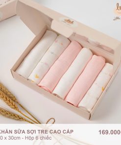 Khăn sữa sợi tre Little Love