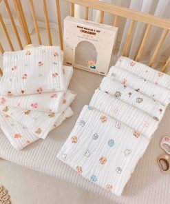 Khăn tắm xô xù Monona họa tiết 2025